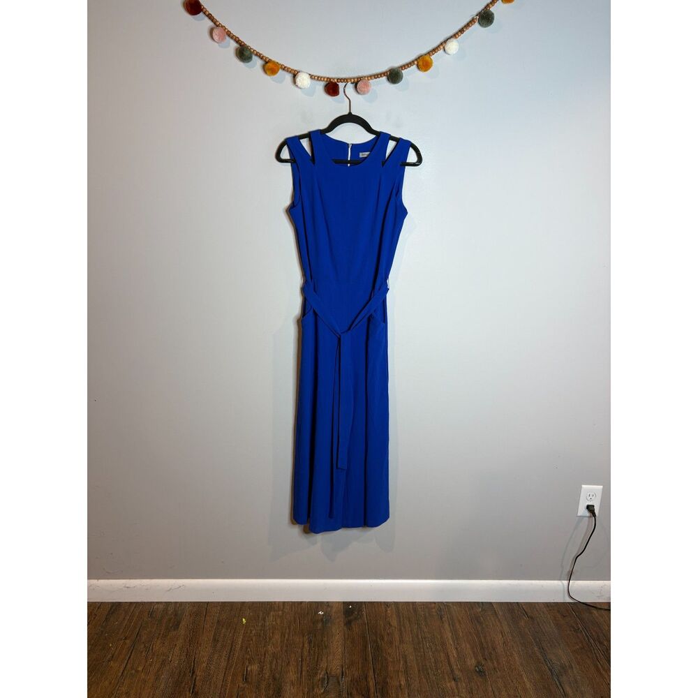 Danny and Nicole royal blue jumpsuit